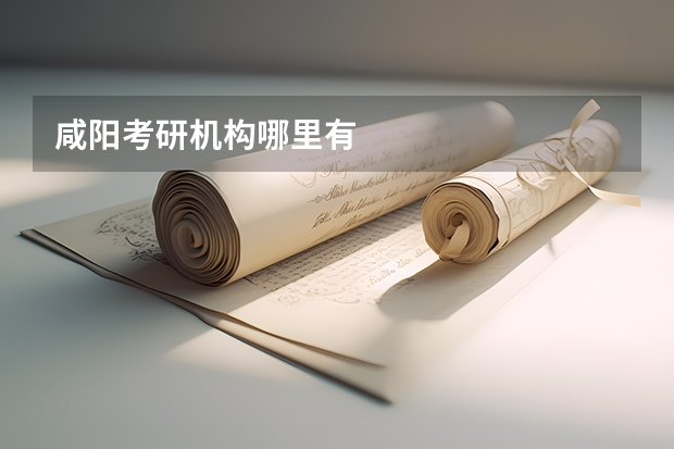 咸阳考研机构哪里有
