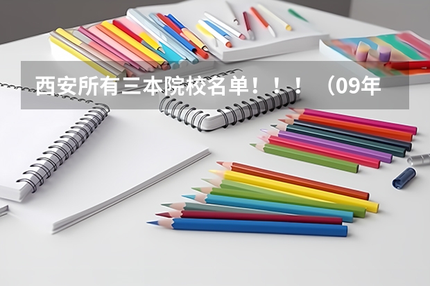 西安所有三本院校名单！！！（09年代码） 适合二三本考研的大学 三本计算机考研学校推荐