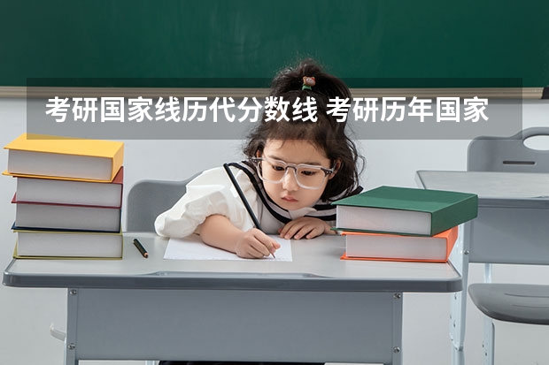 考研国家线历代分数线 考研历年国家线一览表