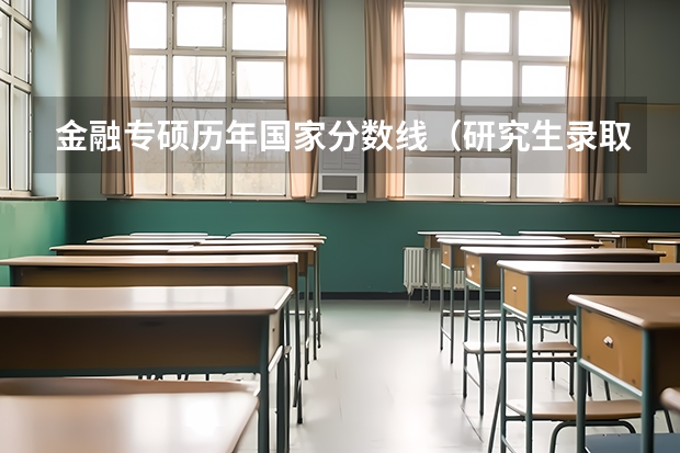 金融专硕历年国家分数线（研究生录取分数线2023国家线）