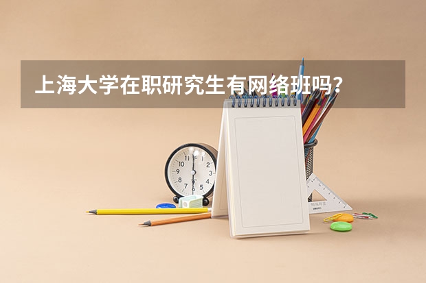 上海大学在职研究生有网络班吗？