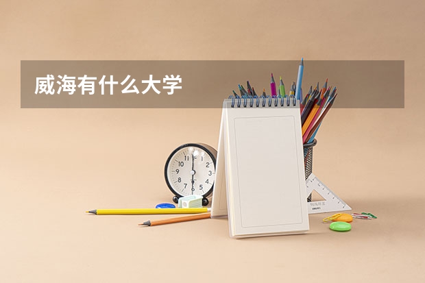 威海有什么大学