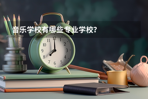 音乐学校有哪些专业学校？
