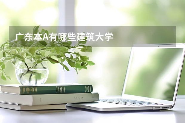 广东本A有哪些建筑大学