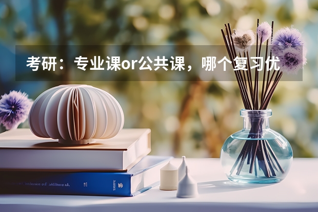 考研：专业课or公共课，哪个复习优先？