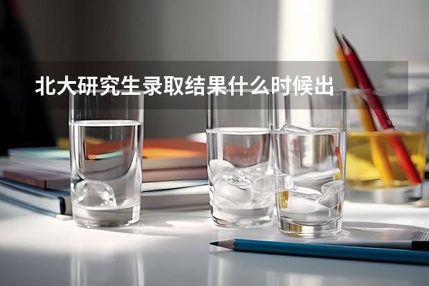 北大研究生录取结果什么时候出
