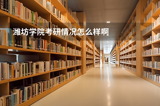 潍坊学院考研情况怎么样啊