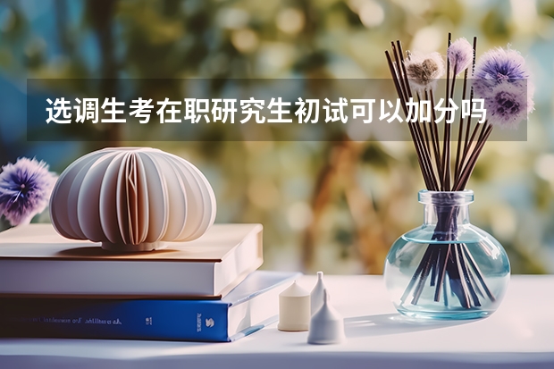 选调生考在职研究生初试可以加分吗