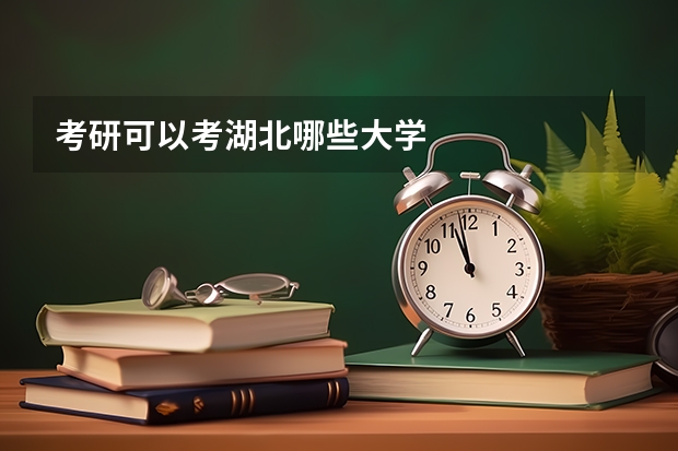 考研可以考湖北哪些大学
