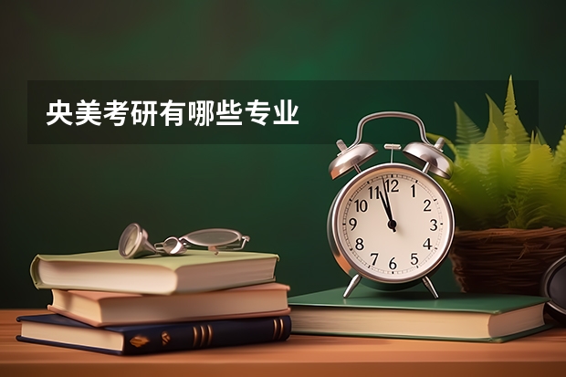 央美考研有哪些专业