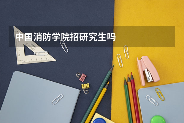 中国消防学院招研究生吗