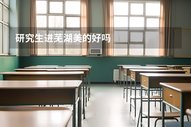 研究生进芜湖美的好吗