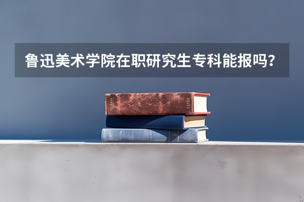 鲁迅美术学院在职研究生专科能报吗？