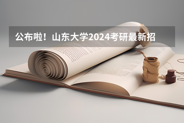 公布啦!山东大学2024考研最新招生简章!(安徽财经大学2023年硕士研究生招生简章)