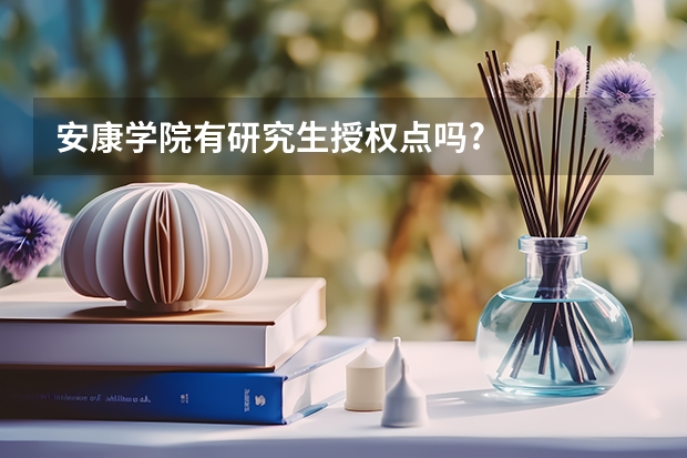 安康学院有研究生授权点吗?