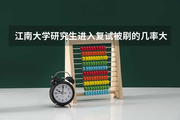 江南大学研究生进入复试被刷的几率大吗