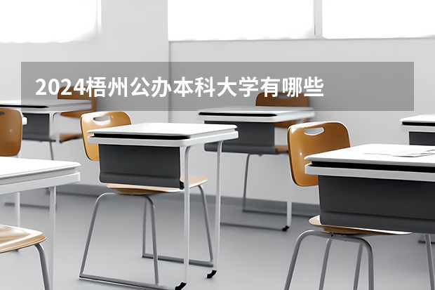2024梧州公办本科大学有哪些