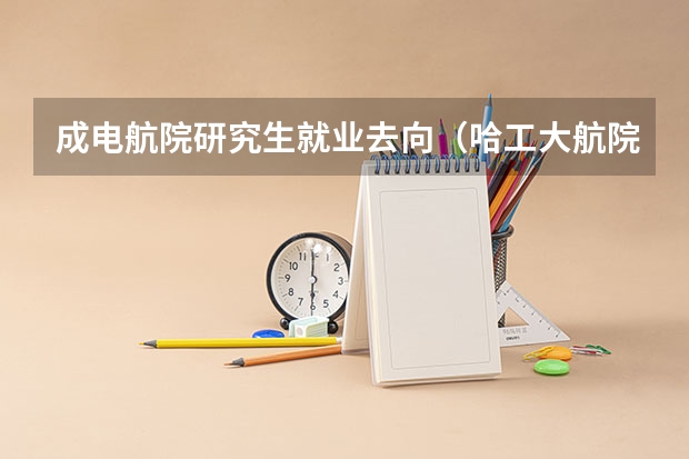 成电航院研究生就业去向（哈工大航院硕士研究生就业待遇）