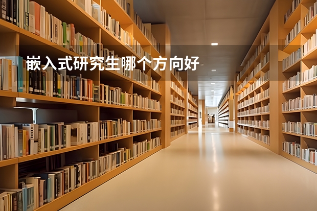 嵌入式研究生哪个方向好