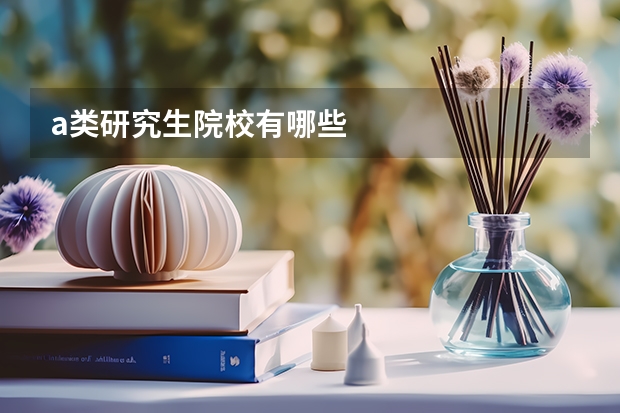 a类研究生院校有哪些